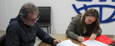 Javier Oyhenart y Leticia Martínez - Colegio de Agrimensura de Mendoza y Colegio de Arquitectos de Mendoza - Convenio marco